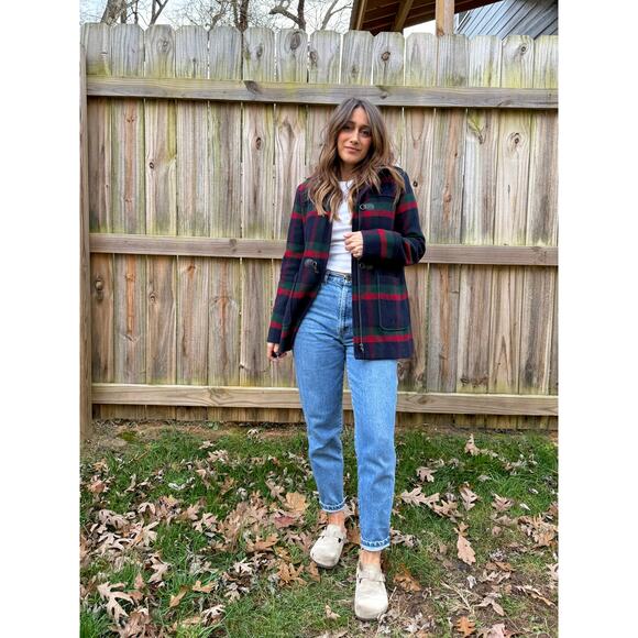 Vintage Tommy Hilfiger Plaid Toggle Coat (S/P) - Picture 5 of 8